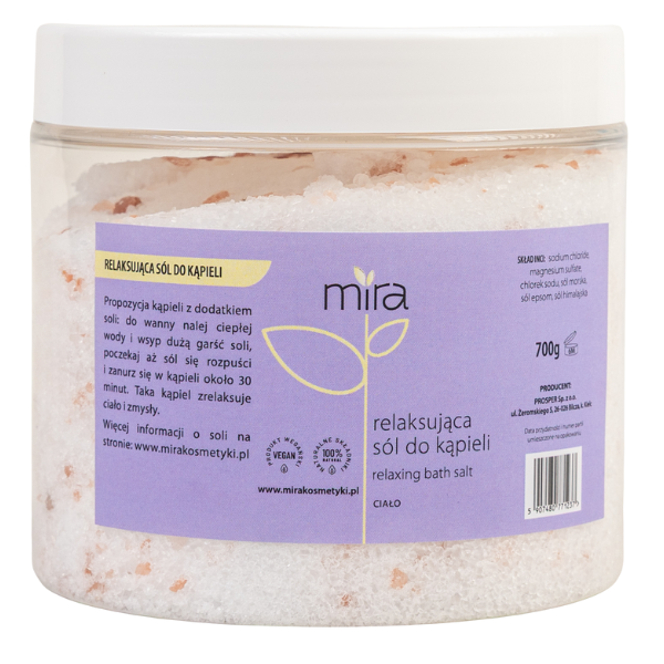 Relaksująca sól do kąpieli 700 g