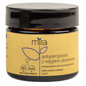 Naturalny antyperspirant z węglem aktywnym 50 g