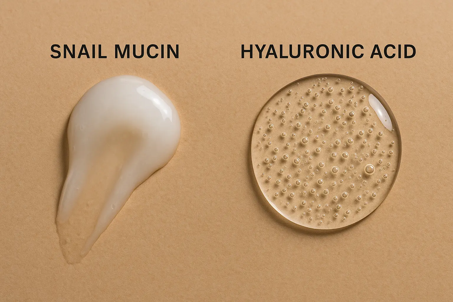 Sluz slimaka vs. kwas hialuronowy