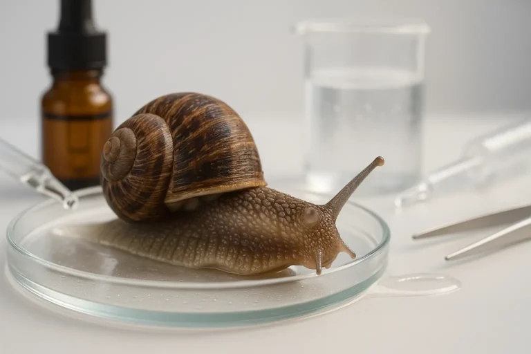 o hodowli śłimaków w kosmetyce